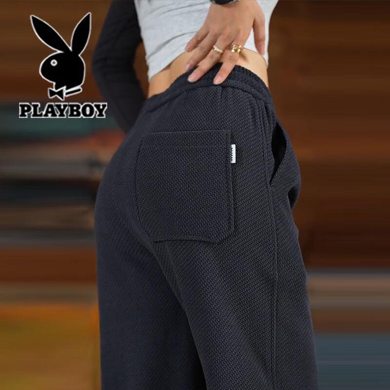Playboy Men s Loose Straight Casual Knit Sweatpants 4XL