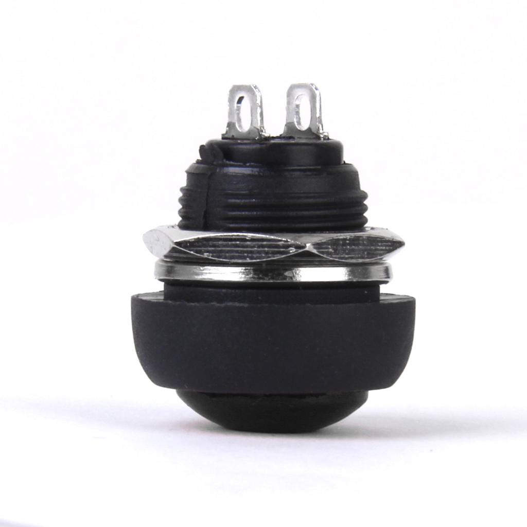 5pcs Momentary OFF-(ON) Push Button Horn Switch For Boat/Car Waterproof BLK