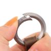 Titanium Alloy Leather Waist Belt Buckle Keychain Car Pendant Edc Outdoor Tool Men Women Luxury Accessories Gifts