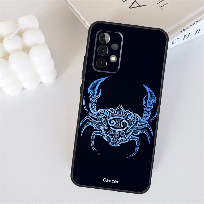 Zodiac Sign For Samsung Galaxy A56 A36 A26 A16 A05 A06 A22 A32 A52 A54 A34 A14 A55 A15 A53 A33 A35 Case