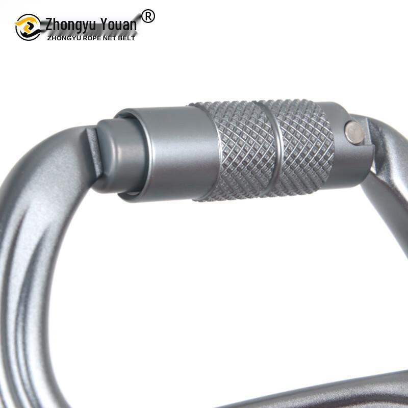 OLOMM 30KN Auto-Lock O-Type Rock Climbing Carabiner