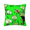 Pillow Cover Invaders Zims Retrro Cartoon Printed Cushion Cover Morden Pillow Case For Sofa Home Decorative Pillowcases