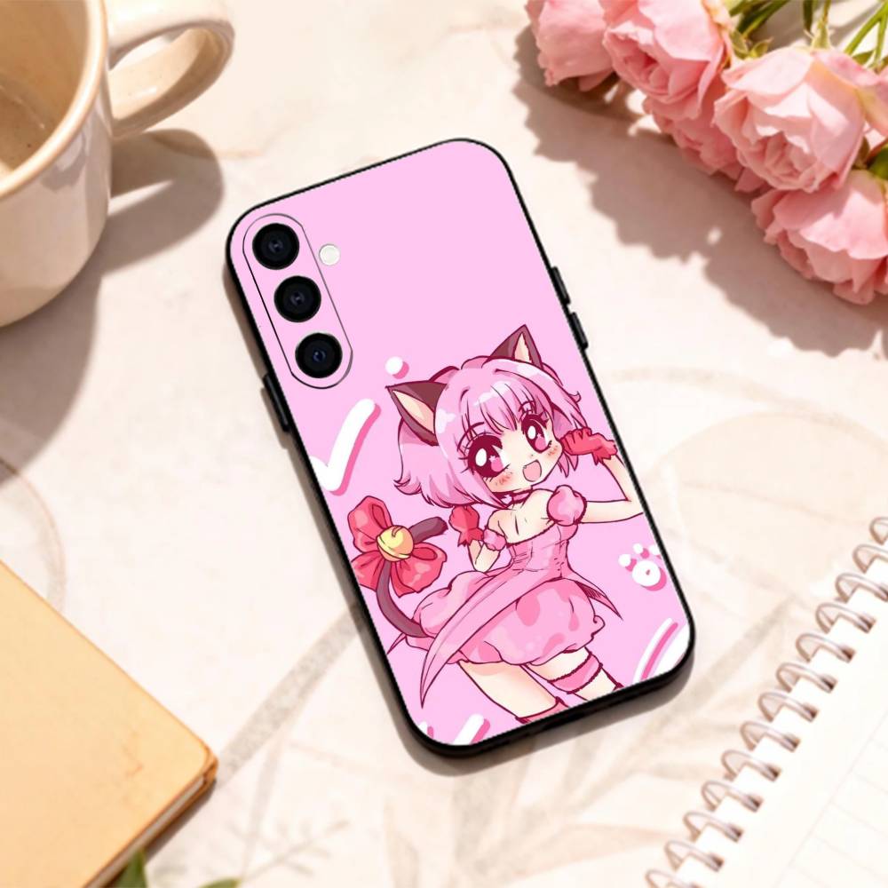 

Magical Girl Tokyo Mew Mew phone Case For Samsung Galaxy A73,A72,A71,A70,A53,A52,A51,Others Soft Black Shell Samsung a72