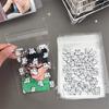 50Pcs Transparent Self-Adhesive Packing Storage Bag Cute Cartoon Dog Pocard Holder Card Cover Protector Po Film Protector