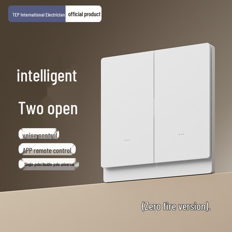 Mijia App-Compatible Ultra-Thin Smart Switch with Bluetooth Mesh 2.0 for Household.