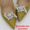 Zdejmowane Ozdoby Klamer Butów: Wszechstronne Akcesoria na Wysokim Obcasie z Metalowymi Klipsami na Wesela