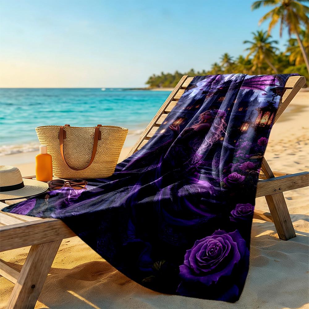 Gothic Stil Strandtuch Super Weich & Saugfähig Bequem Leicht