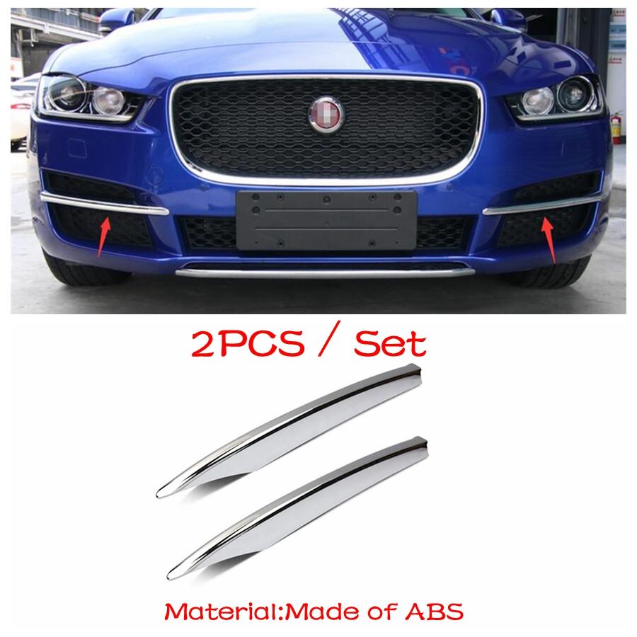 Front Bumper Fog Lights Lamps Eyelid Eyebrow / Door Handle Decorative Cover Trim Accessories Exterior For Jaguar XE 2016 -