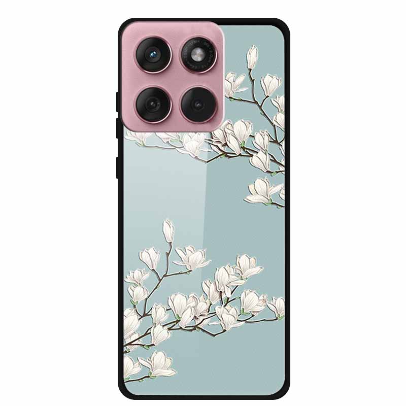 

Glass Case For Motorola Edge 60 60s 5G Case 6.67 Hard Tempered Glass Back Covers Soft Bumper For Motorola Edge 60 Fusion Fundas Moto Edge 60s 5G