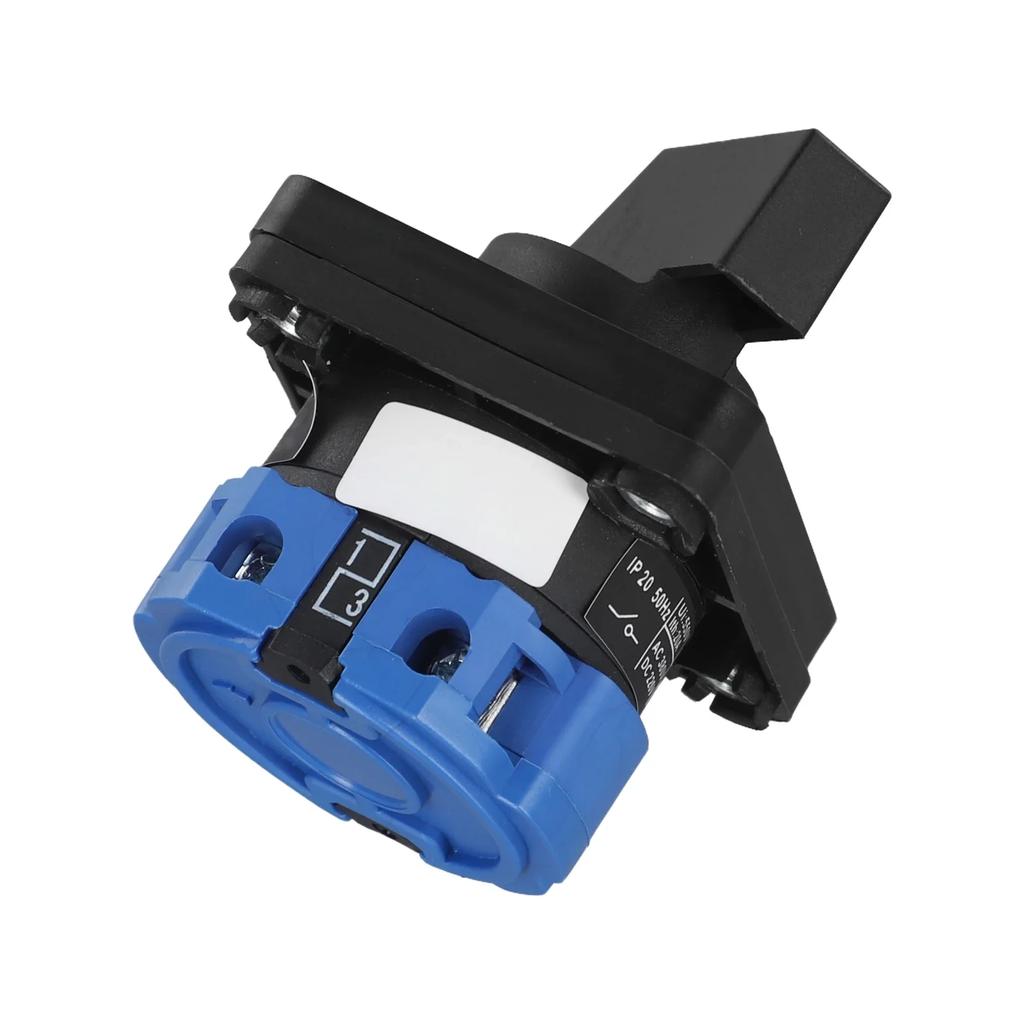 Electrical Circuit Control 2 Positions 4 Terminals 48*48*30 Mm Changeover Switch For Circuit Control Compact Size 48*48*30 Mm