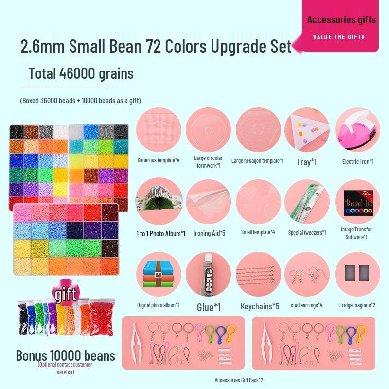 

Набор бусин Perler для DIY: Водяной туман Волшебные бусины Пазл для детей