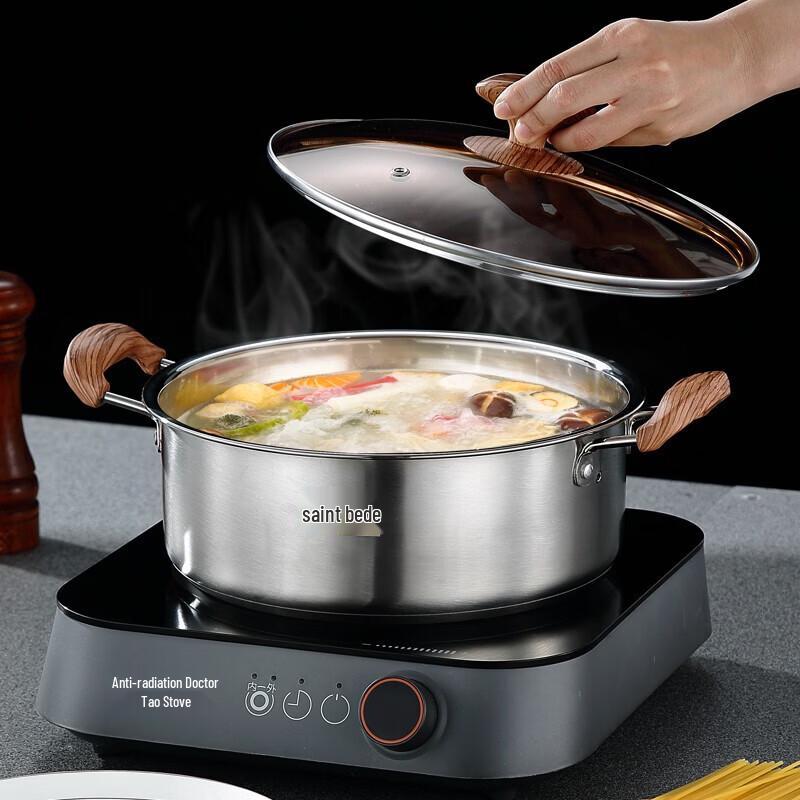 Saint Bid 3-Piece Stainless Steel Cookware Set