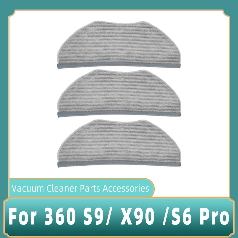 For 360 S9 S6 Pro X90 X95 Robotic Vacuum Cleaner HEPA Filter Roll Main Brush Side Brush Mop Cloth Rag  Spare Parts Accessories
