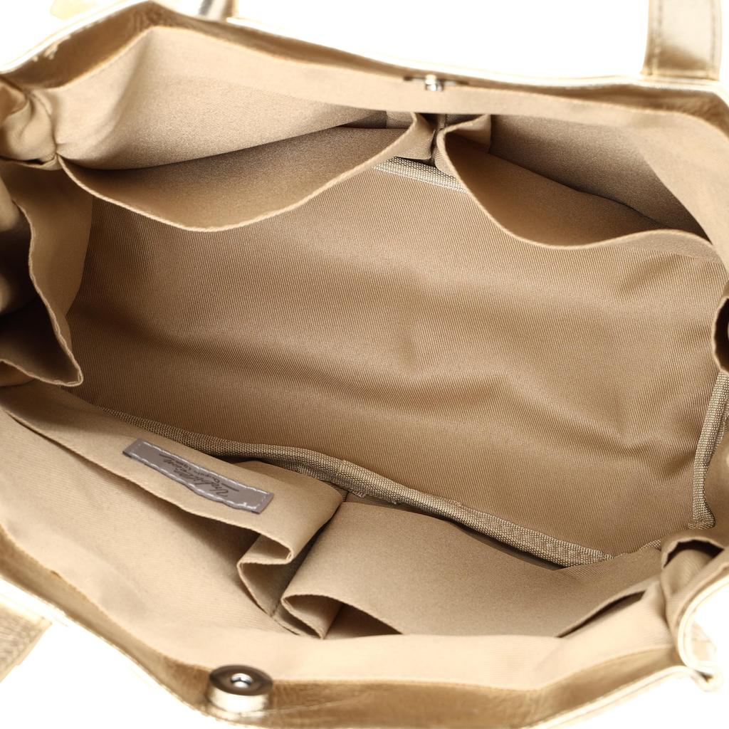 Soft Metallic Shopper Tote S