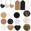 100pcs/lot Kraft Gift Tags Scalloped Edge Wedding Party Paper Tag Price Label Hang Tag Custom Tags Luggage Tag Gift Card