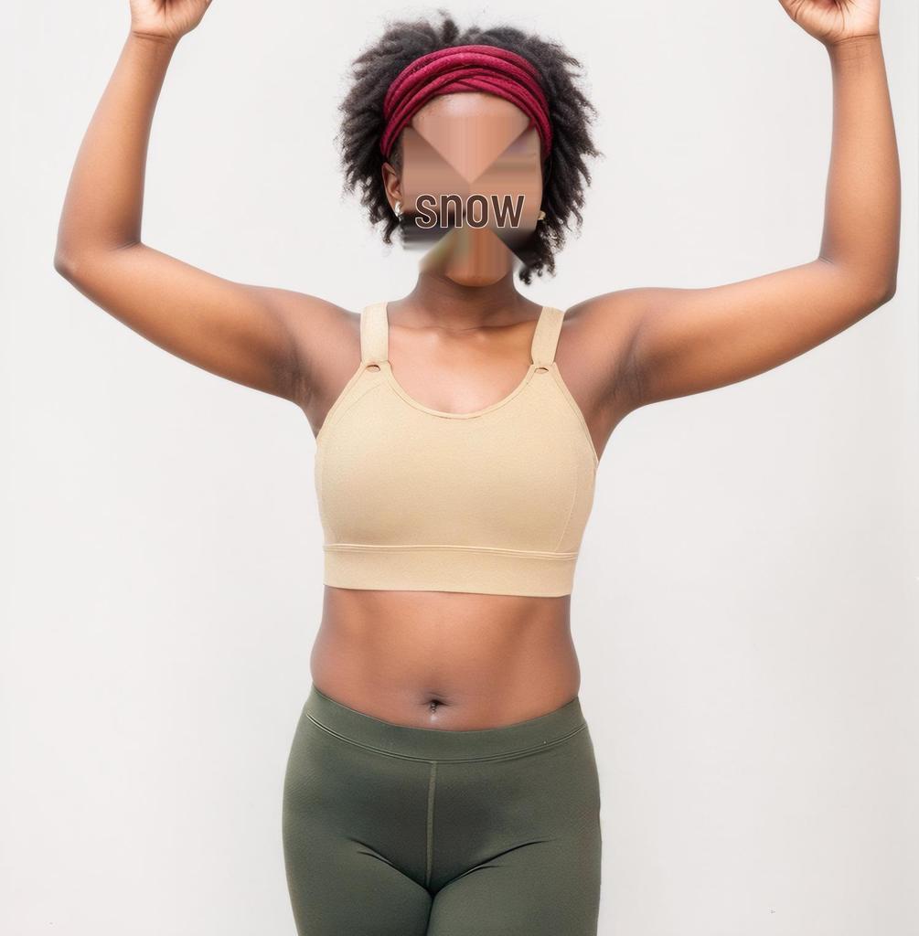 High-Impact Anti-Sag Sports Bra for Women – Shockproof, Plus Size, Beautiful Back, One-Piece Cup Design.