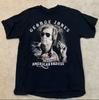George Jones Black Badass Short T-shirt en Coton Unisexe