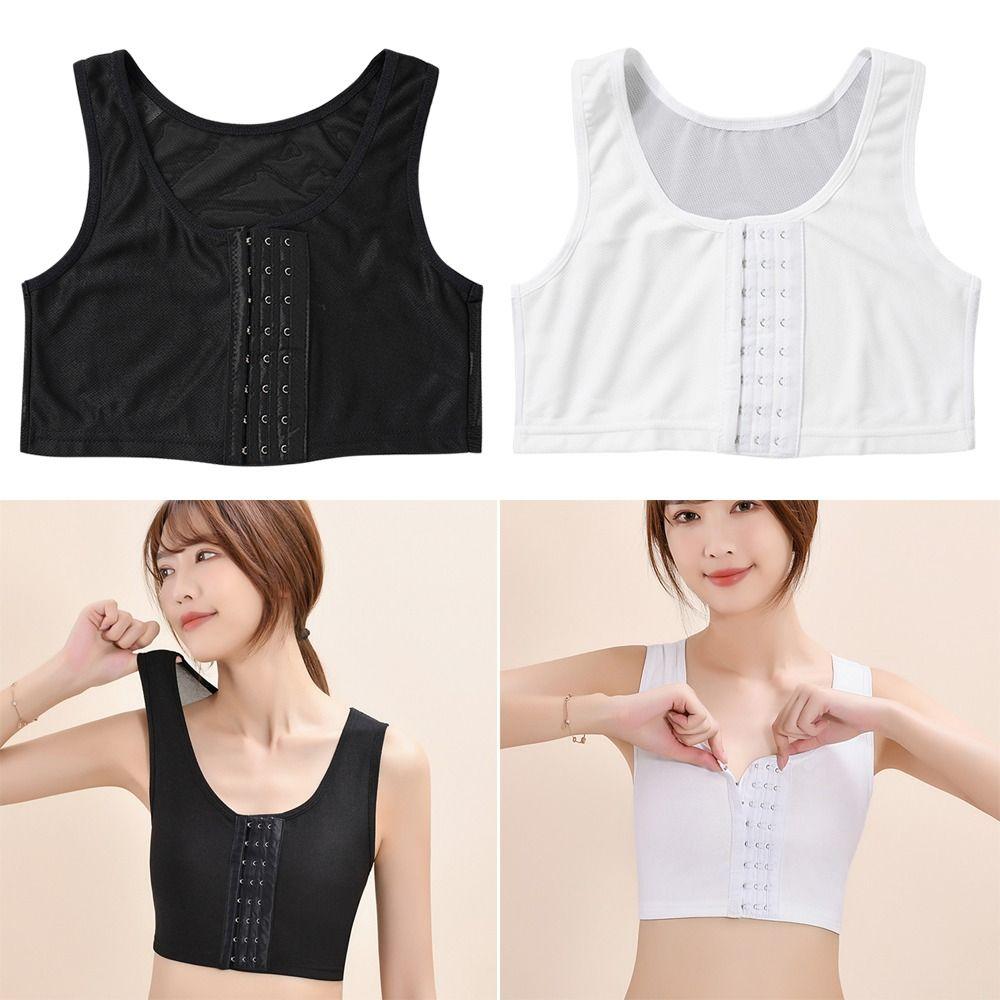 1Pcs Trans Lesbian Tank Top Corset Flat Vest Breast Breast Binder Reinforced Chest Shaper