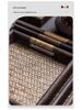Thai Bamboo-Woven Solid Wood Tea & Serving Tray