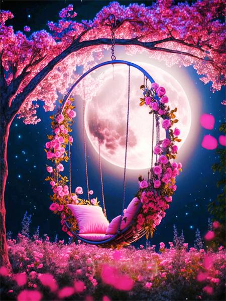 Diamond Art Malerei Traumfänger Landschaft Voll Quadratisch/rund 5d DIY Stickerei Mosaik Fantasy Landschaft Heimdekor