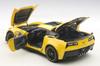 AUTOart 1/18 Scale Chevrolet Corvette (C7) Z06 C7.R Edition (Yellow) Finished Product