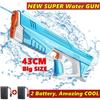 Pistola ad Acqua Elettrica Completamente Automatica Giocattoli 43cm Portatile Bambini Adulti Estate Spiaggia Esterno Battaglia Giocattoli Fantasy per Ragazzi Bambini Gioco