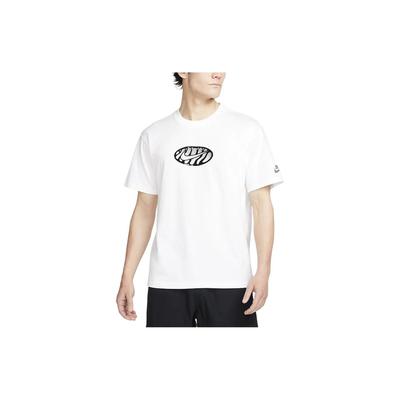 Sportswear Logo Crew Neck Short Sleeve T-Shirt Men Tops White FQ3753-100