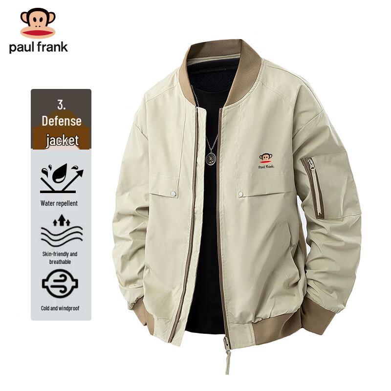 

Paul Frank Men s Casual Baseball Collar Jacket 3XL