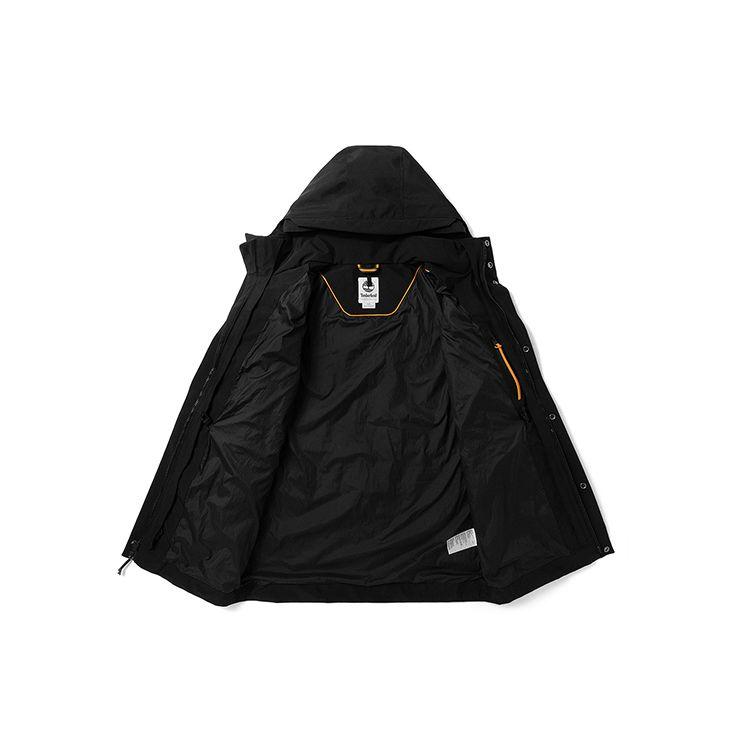 Timberland Warm Breathable Three-In-One Detachable Cotton Jacket Men Jackets Black A42Q2-001