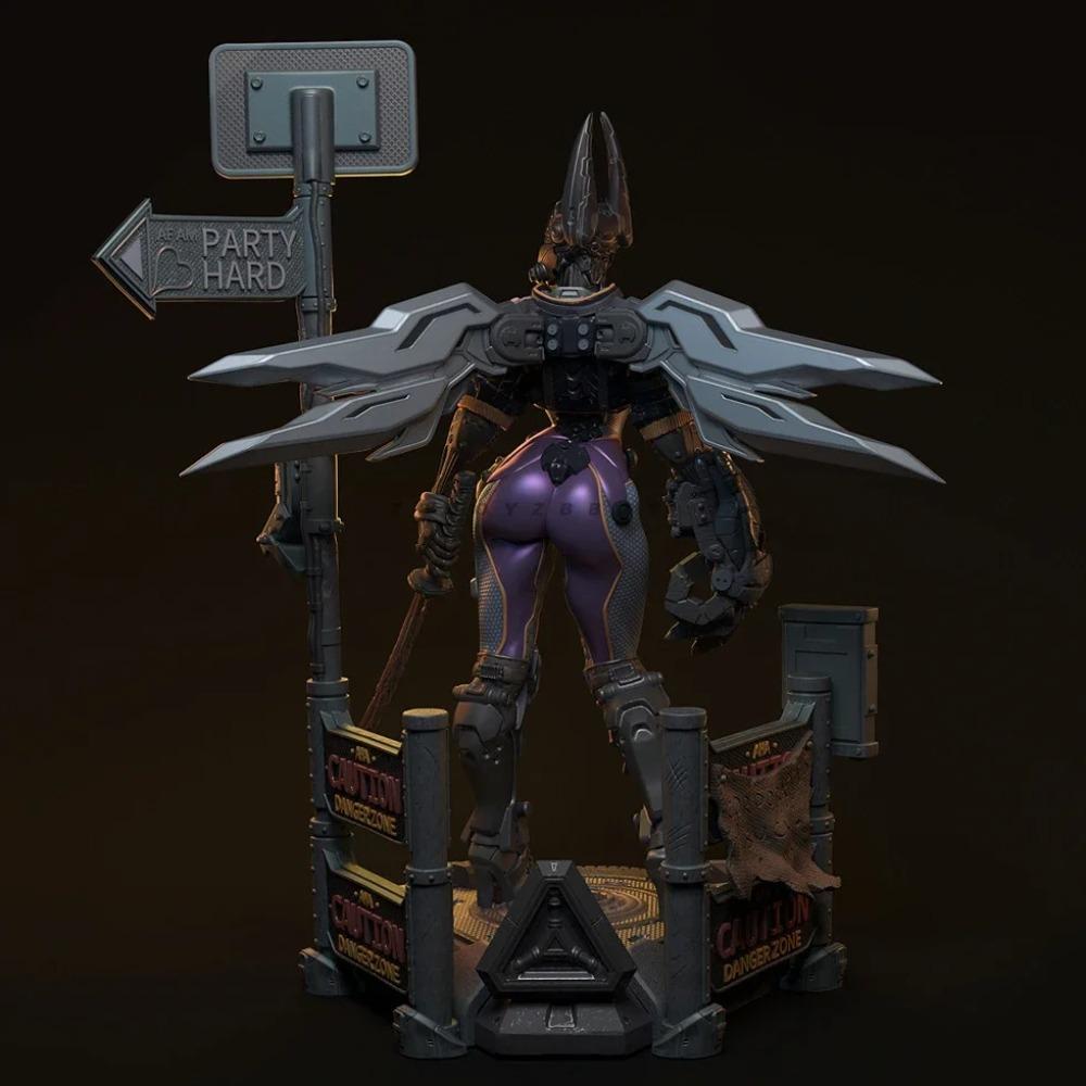 60mm 75mm100mm Resin model kits figure beauty colorless and self-assembled 3D Printing TD-6774/3D