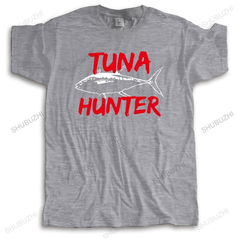 

Hot sale men brand t shirt summer cotton tshirt Tuna Hunter Sporter Fisher fashion tshirt men cotton tops euro size boys gifts 4XL