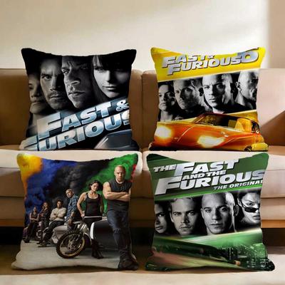 Movie T-The Fast The FuriousS Cushion Cover Home & Car Multi-Scene Pillow Cover - Reversible, Soft & Durable for Daily Use