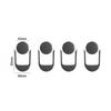 8Pcs For Jeep Wrangler 2007-2010 Carbon Fiber Interior Door Handle Cover Trim