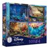 Thomas Kinkade Disney Collection 4-in-1 Puzzle Multipack, je 500 Teile