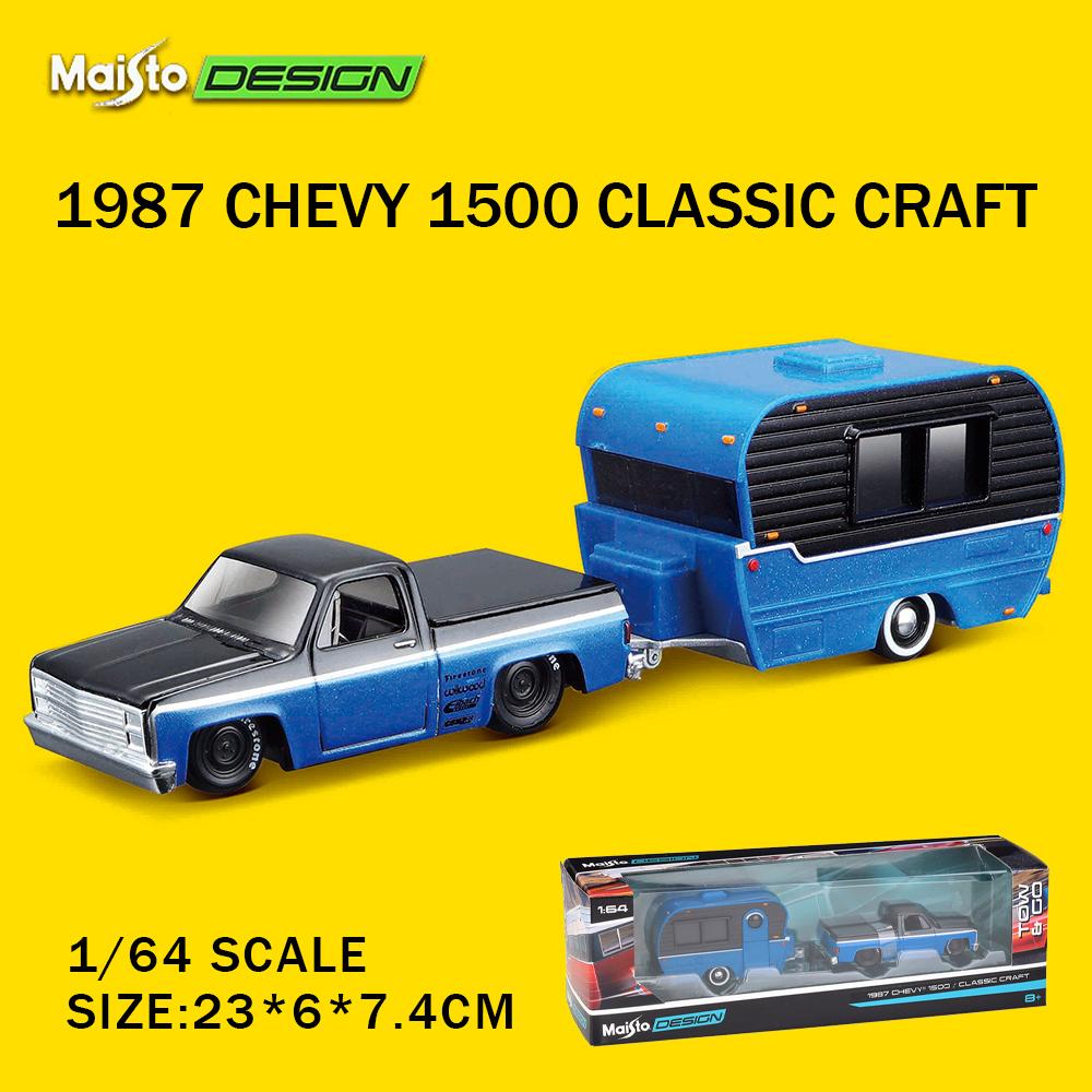 Maisto 1:64 1979 Chevrolet K5 Blazer Chevrolet Brand collectible trailer die-cast precision model car Model collection gift