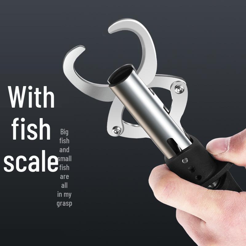 

Пинцет для контроля рыбы из нержавеющей стали со шкалой и линейкой для рыболовных снастей