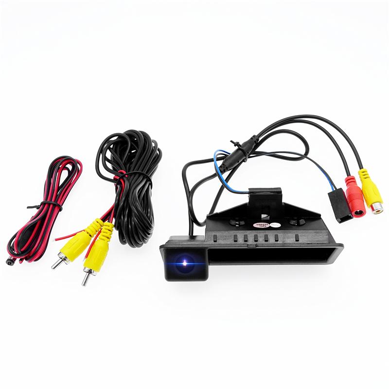 1 Set for BMW E60 E61 E70 E71 E72 E82 E88 E84 E90 E91 E92 E93 X1 X5 Car Reversing Backup Trunk RearView Black Camera Accessories