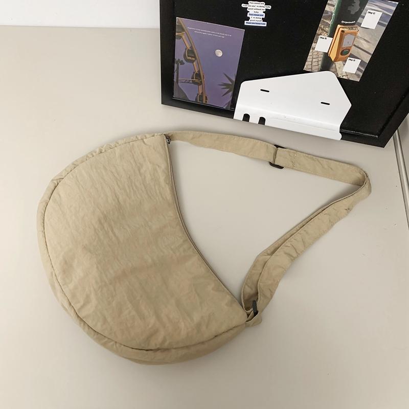 Нейлоновая сумка-хобо женская легкая сумка для мобильного телефона мужская сумка через — фото 13