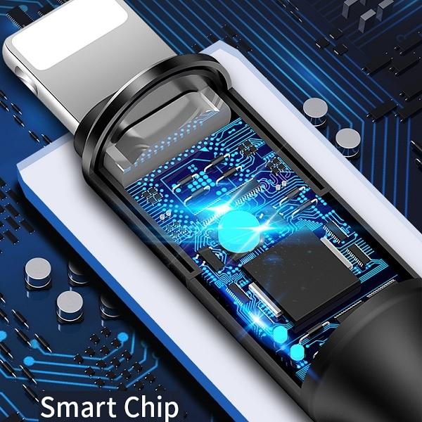 Usams Kabel Pleciony U5 2A Lightningczerwony/Red 1,2M Sj220Ip02 (Us-Sj220)