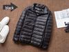 Men's Oversized Hooded Down Jacket - Short, Thin, Stand-up Collar, Large Size