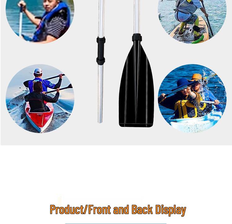 Aluminum Alloy Kayak & Boat Paddle for Inflatable Boats, Paddleboards, and Plastic Rowboats - Fast Delivery