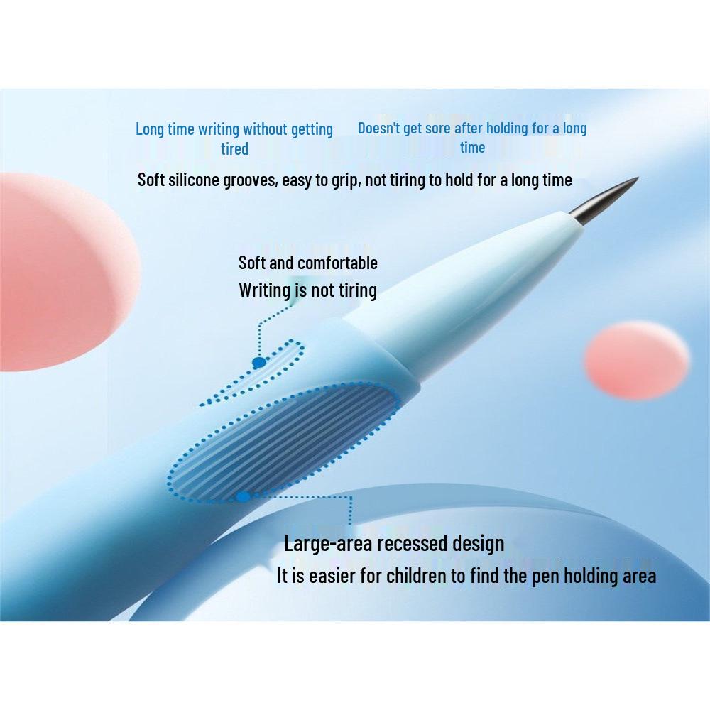 Automatic Pencil with Built-in Sharpener for Young Students: Break-Resistant Lead, Corrects Posture, Ideal for Beginners