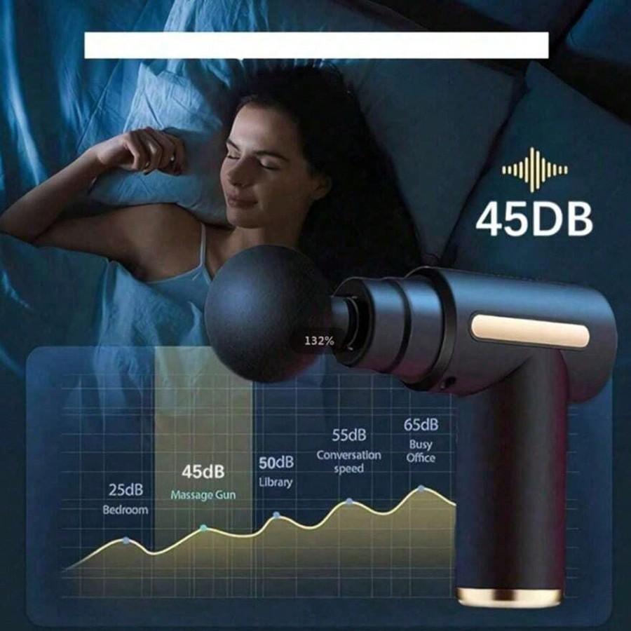 Massage Gun, Deep Tissue Handheld Percussion Massager For Body, Back And Neck, Super Compact & Elegant Design, Perfect Gift
