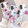 Weiße lila Blume Floral klare Hülle für Xiaomi Redmi Note 12 7 8 9 8t 11t 8 10 Pro 9s 10s 11 11s für Mi 9a 9 9c 9t 10 10c K40
