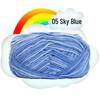 Gradient 5-Ply Medium Thick Baby Velvet Yarn for Crochet and Knitting