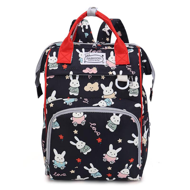 Lishen Cartoon Rabbit Oxford Maternity Backpack