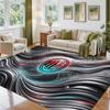 AC Milan Design Crystal Velvet Rug Soft Decorative Mat for Bedroom Entrance