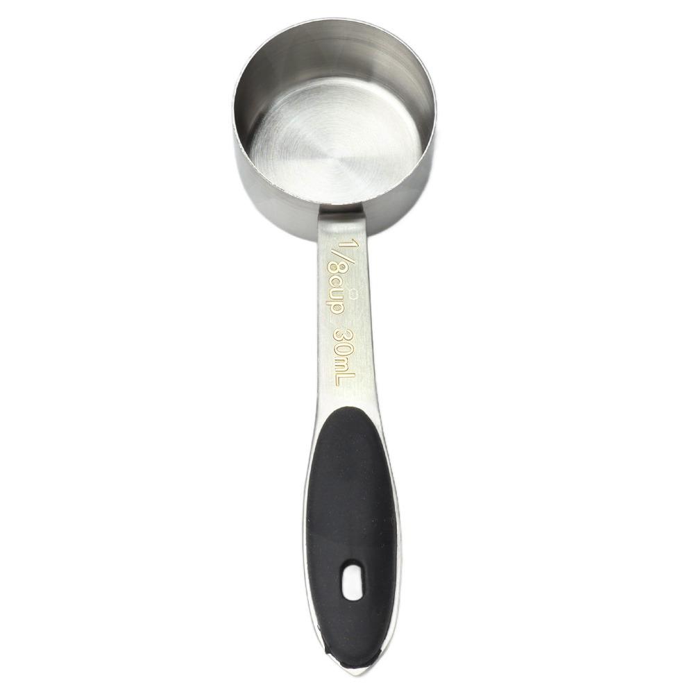 30ml Capacity Coffee Measuring Scoop Comfortable Handle Stainless Steel Tablespoon For Coffee