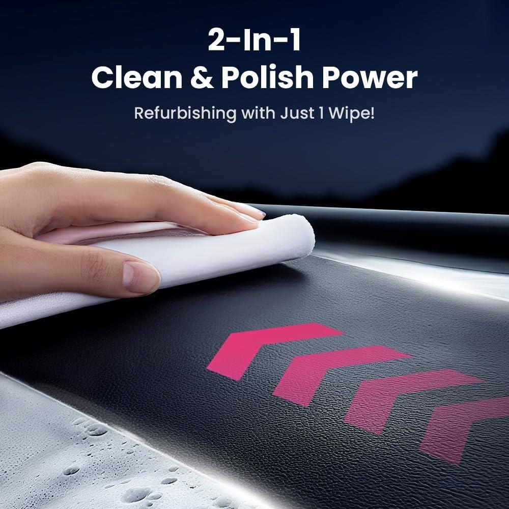 Car Interior Polishing Cleaner Spray All Purpose Auto Detailer Cleaner for Car Dashboards Seats Leather Interior Detailing Care