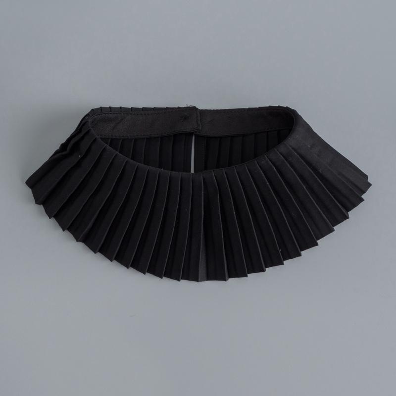 Lace Fake Collar Shirt Women White Black Lapel False Collars Woman Beading Removable Detachable Collar Neckline Faux Col